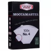 Kavos filtrai popieriniai MOCCAMASTER 85022, Nr. 4, balti, 100 vnt.