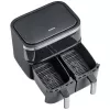 Kepimo skrudintuvas (oro gruzdintuvė) Severin FR 2453 Double 3,25 L 2850 W juoda sidabrinė