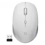 Belaidė pelė tyliu spragtelėjimu AURIS MB-027 800/1200/1600 DPI balta
