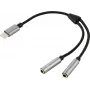 Renkforce USB 2.0 kompiuterio Y laidas [1x USB-C kištukas - 2x lizdas]