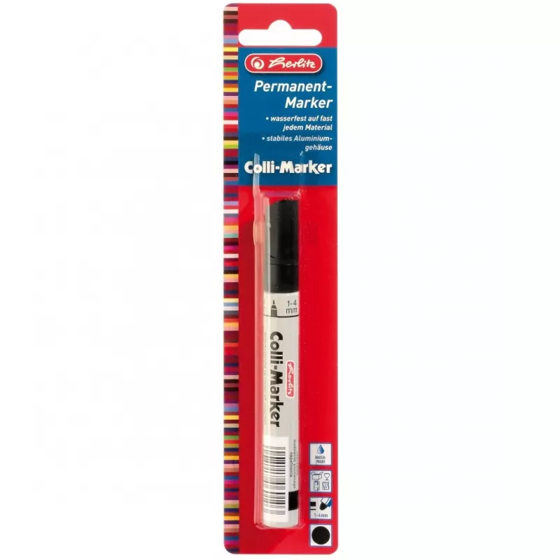 Permanentinis markeris Herlitz 8665408 juodas 1 vnt.
