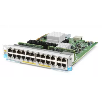 HPE Aruba serijos plėtimo modulis – Gigabit Ethernet (PoE+) 20 prievadų + 1/2.5/5/10GBase-T (PoE+) 4 prievadai