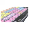 Mechaninio stiliaus pilno dydžio klaviatūra LogicKeyboard LKB-PT-TPC, USB + Bluetooth, QWERTZ vokiška, juoda