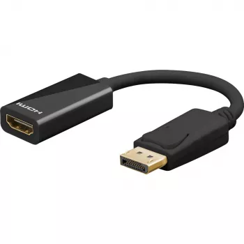 Goobay DisplayPort į HDMI adapterio kabelis 8K/60Hz – Kištukas į Lizdą (75270)
