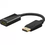 Goobay DisplayPort į HDMI adapterio kabelis 8K/60Hz – Kištukas į Lizdą (75270)