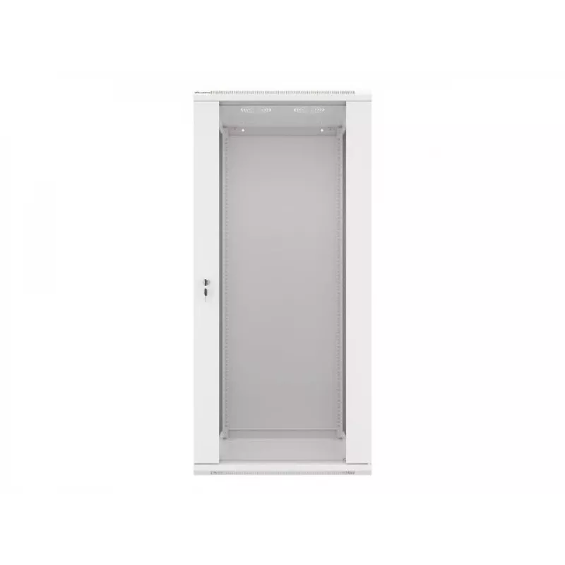 Lanberg sieninis montavimo stovo spintos korpusas 19'' 27U 600x600 mm pilkas (stiklinės durys)