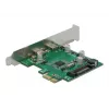 DeLOCK PCI Express x1 kortelė į 2 x USB Type-C™ moterišką jungtį