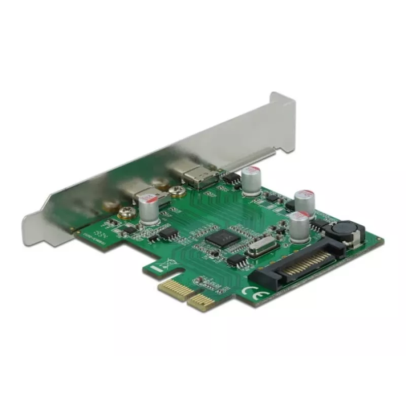 DeLOCK PCI Express x1 kortelė į 2 x USB Type-C™ moterišką jungtį