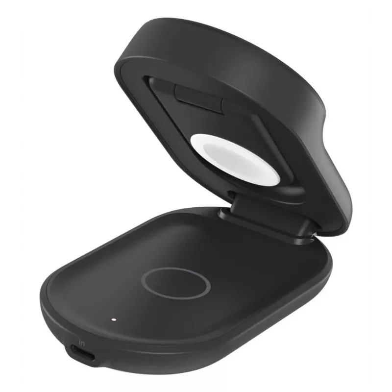 Belaidis įkroviklis Belkin UltraCharge 25W Qi2 3in1 Magnetinis Juodas Apvalus