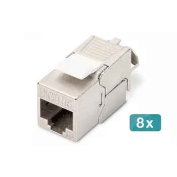 DIGITUS CAT 6A ekranuotas Keystone modulis be įrankių 8 vnt. DN-93615-8