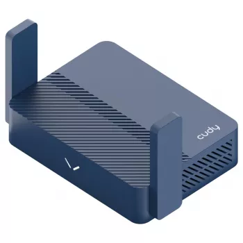Nešiojamasis maršrutizatorius Cudy TR3000 AX3000 Wi‑Fi 6, Gigabit Ethernet WAN/LAN, USB-A, išorinės antenos, mėlynas