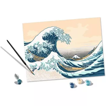 Piešimo rinkinys pagal skaičius Ravensburger CreArt ART Collection Didžioji banga Hokusai 23690