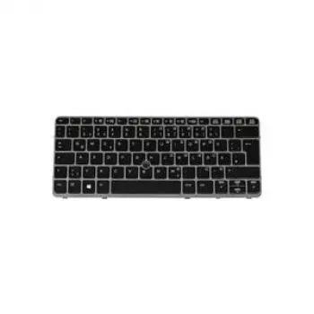 HP 776452-041 klaviatūra nešiojamam kompiuteriui EliteBook 725 G2 (vokiškas išdėstymas, su apšvietimu)