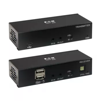 Eaton Tripp Lite Series USB-C į HDMI per Cat6 plėtiklio rinkinys su KVM palaikymu, 4K 60Hz, 4:4:4, siųstuvas/imtuvas, USB, PoC, HDCP 2.2, iki 70 m, TAA