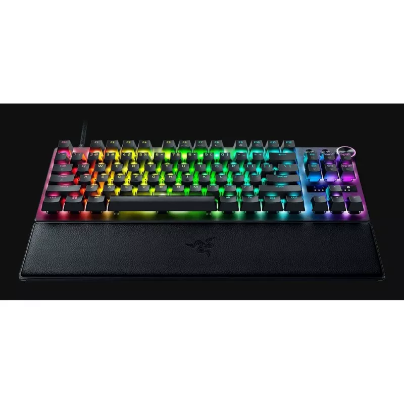 Razer Huntsman V3 Pro Tenkeyless 8KHz RZ03-05520400-R3G1 žaidimų klaviatūra, Razer Analog Optical Gen 2 perjungikliai, vokiška klavišų schema, juoda