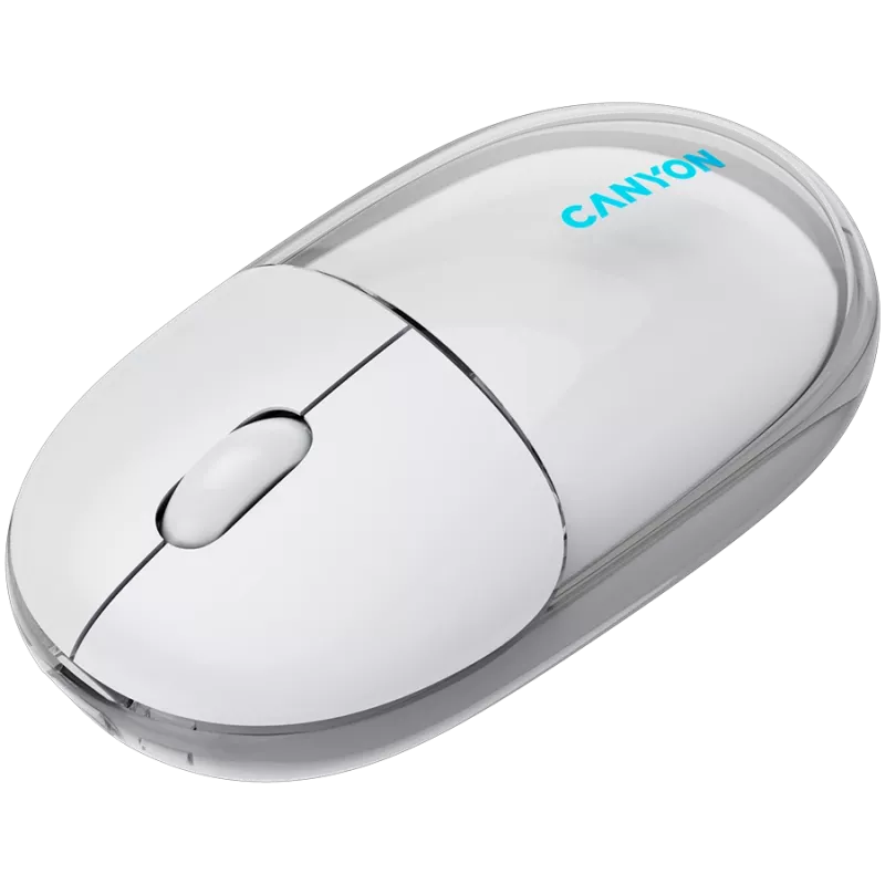 CANYON pelė OnClick 24 BT / Belaidė Skaidri Balta
