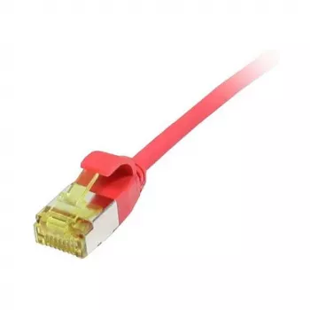 Patch laidas RJ45, CAT6A 500 MHz, 0,15 m, raudonas, U/FTP, plonas apvalus d=3,8 mm, TPE/LSZH (Superflex), AWG32, su Cat.7 žaliava, Synergy 21 (S217340V3)