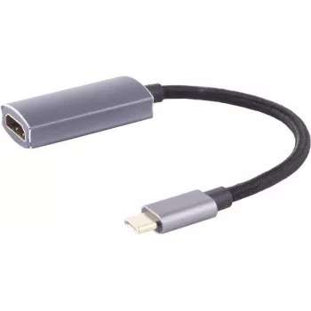 USB grafikos adapteris shiverpeaks BS14-05051 USB Type-C kištukas juodai pilkas