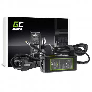 Maitinimo adapteris Green Cell AD76P 45W, skirtas Lenovo nešiojamiesiems kompiuteriams, 20V 2.25A, AC-DC, 100–240V įėjimas, juodas
