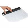 Smeigtukas WEDO 67 9401 – 4-ių skylių metalinis perforatorius, juodas, perforavimo talpa 3 mm, 66 mm plotis