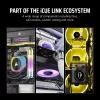 Kompiuterio ventiliatorius Corsair iCUE LINK LX140-R RGB 14 cm Baltas 2000 RPM