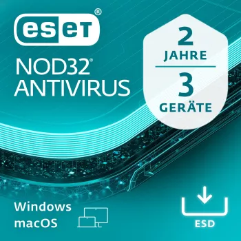 ESET NOD32 Anti-Virus - 3 vartotojai, 2 metai - ESD parsisiuntimas