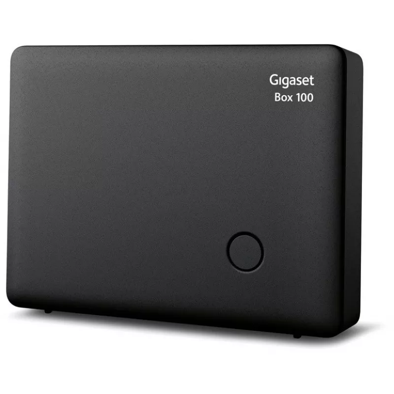 Gigaset Box 100 – Belaidžio telefono bazinė stotelė – ECO DECT/GAP – Juoda (S30852-H2818-B101)