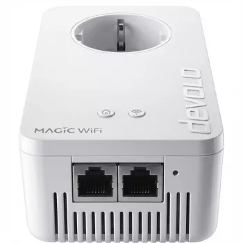 Powerline adapterių rinkinys Devolo Magic 2 WiFi 6 next Starter Kit — baltas, modelis 7188