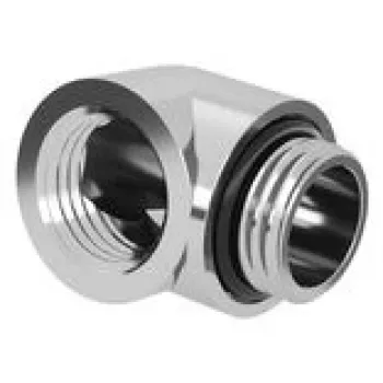 Barrow adapter 90° G1/4 vyriškas į G1/4 moteriškas, nerūdijantis plienas (TDWT90-B01 SS)
