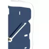 NeXtime laikrodis 3072bl Thumbs up, 40,5x41,5 cm, sieninis, mėlynas/sidabrinis