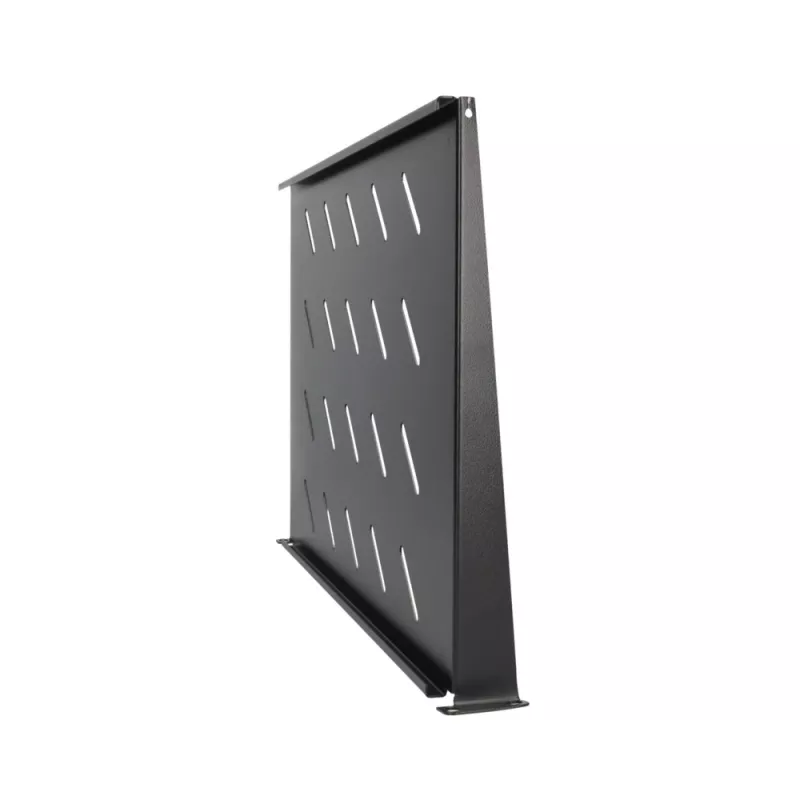 Extralink SHELF 1U lentyna 19 colių pakabinamoms spintoms, 1U, 300 mm, juodos spalvos, metalinė