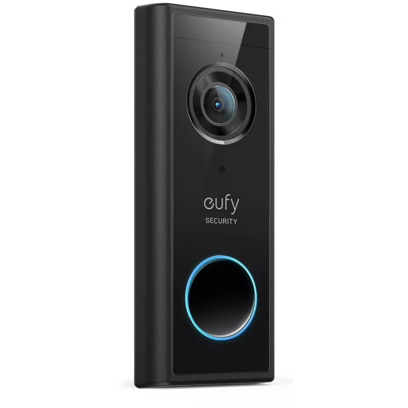 Vizualinis durų skambutis Eufy T82101W1 su 2K raiška