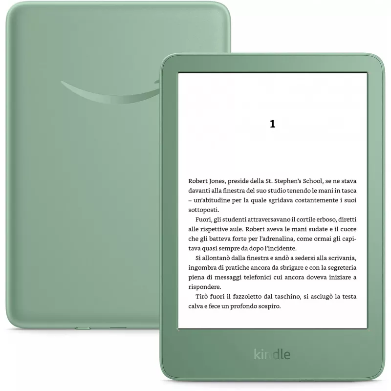 Amazon New Kindle (16 GB) Su Skelbimais – Matcha