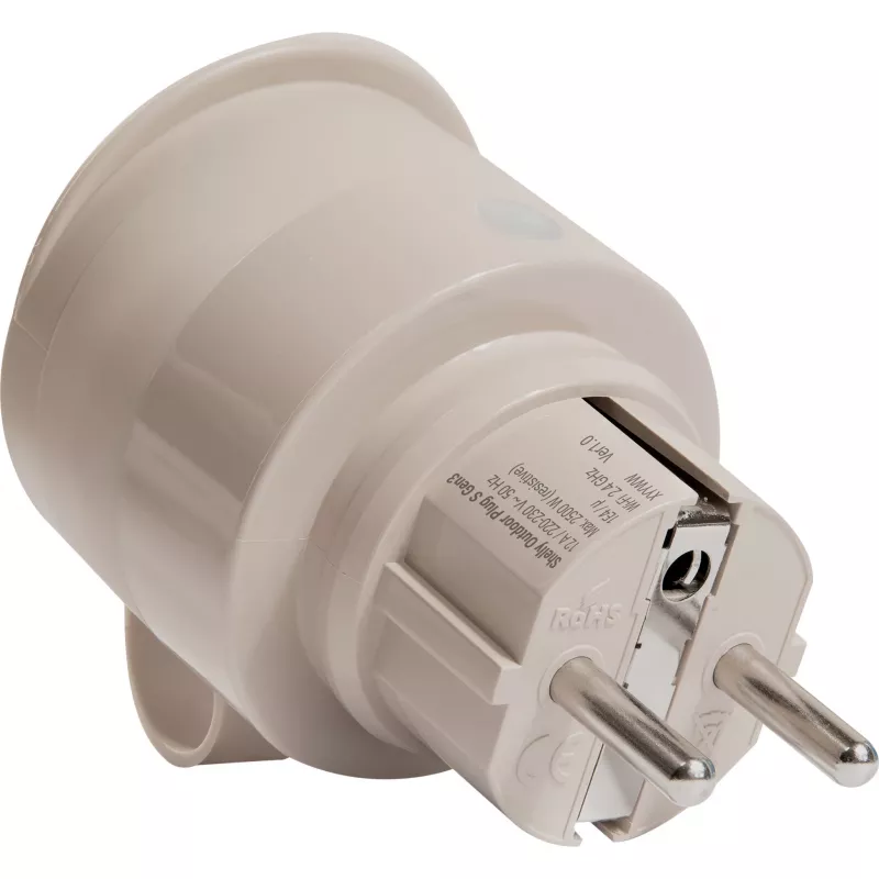Shelly Outdoor Plug S Gen3 išmanusis lauko kištukas Mocha