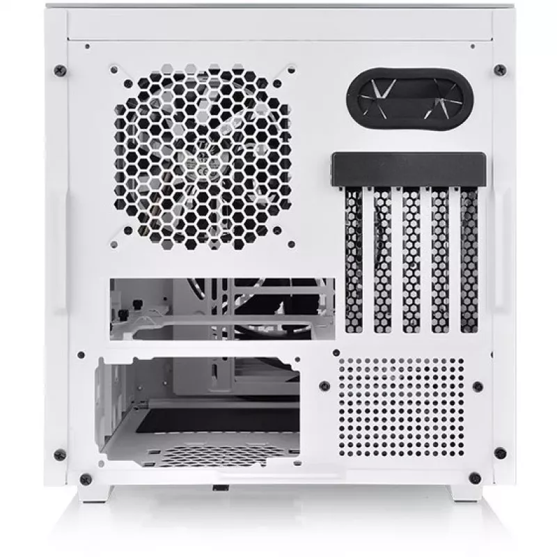 PC korpusas Thermaltake Divider 200 TG Air Snow Micro Tower Baltas