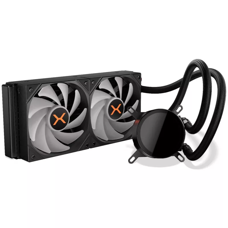 HydroX 240 ARGB, skysčio aušinimas juodas