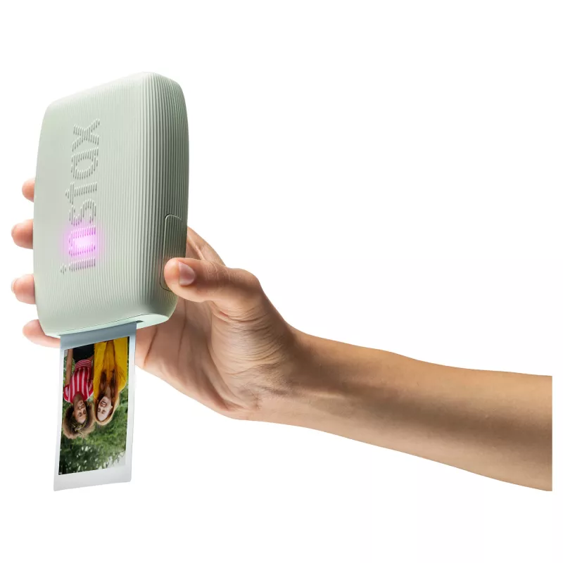 Momentinis spausdintuvas Fujifilm Instax Mini Link3 Šalavijų žalia – 800×600 DPI, spausdina 6,2×4,6 cm, Bluetooth, 0,21 kg