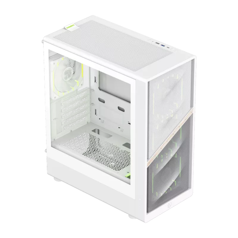 Gamemax AERIS 330 MW Mini Tower korpusas baltas