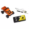 Nuotoliniu valdymu monster truck Amewi DieCast 1:64 RTR Oranžinis, liejto korpuso, paruoštas važiuoti