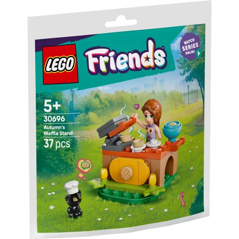 LEGO Friends 30696 Rudeninio vaflinio kiosko konstruktorius, mažas rinkinys su minifigūrėlėmis