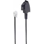 Telefono laidas ShiverPeaks BS70000-6 6 m Juodas