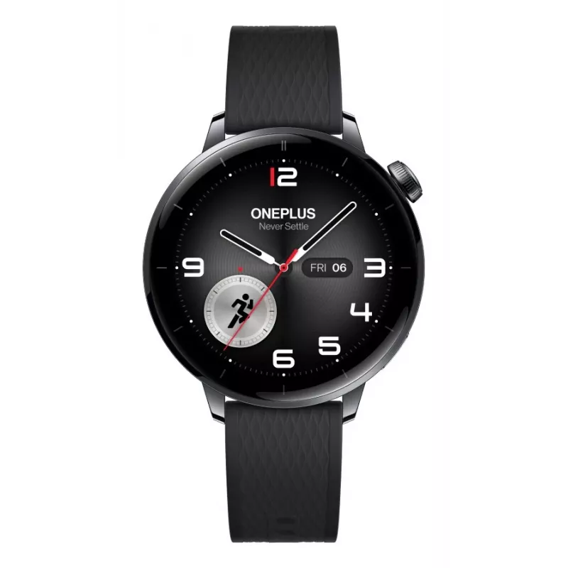 Išmanusis laikrodis ONEPLUS Watch 3 43mm – 1,32 colio AMOLED, Snapdragon W5, GPS, NFC, IP68, 5 ATM, 354 mAh, nerūdijančio plieno korpusas