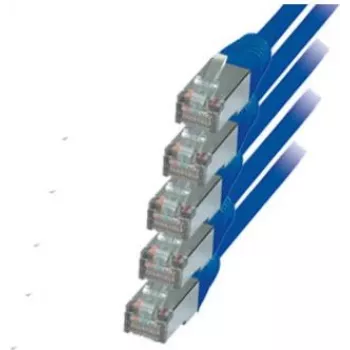 Tinklo kabelis Cat.6 S/FTP 1 m (mėlynas)