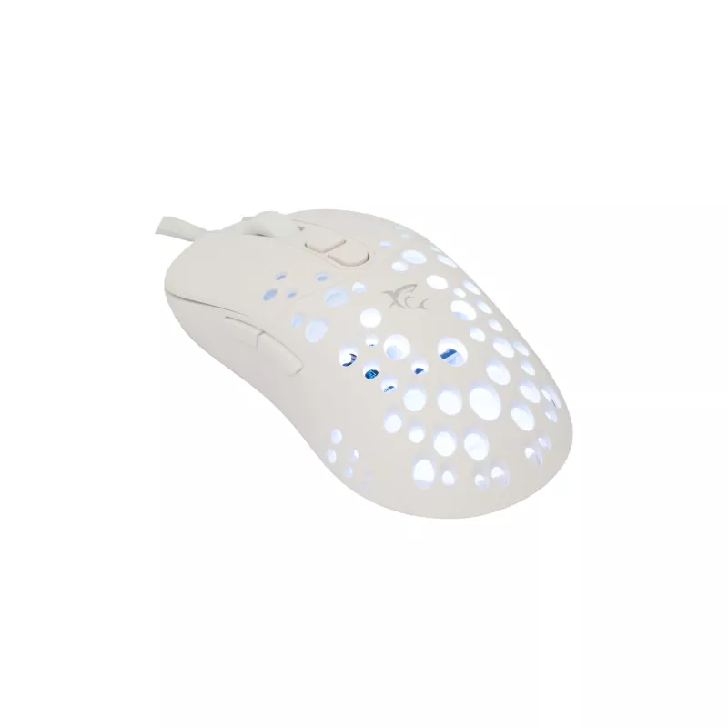 Pelė White Shark GM-9004 Tristan-2 White RGB USB