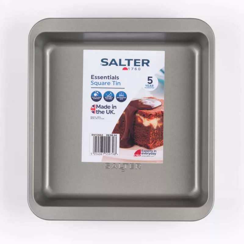Kepimo forma Salter BW13664 26 cm kvadratinė nelipni