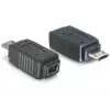 Adapteris USB micro-B (vyriškas) į mini USB 5 kontaktų (moteriškas) DeLOCK 65063