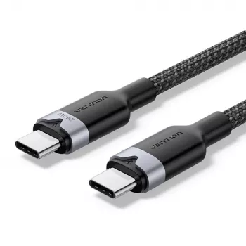 Laidas USB-C į USB-C 2.0 Vention 3.1 5A 240W 2m juodas