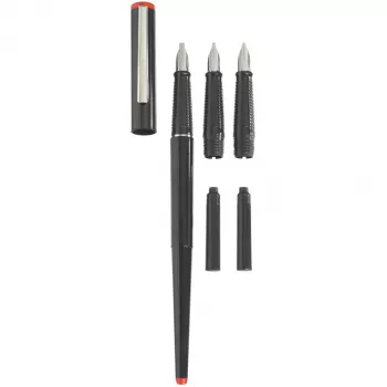 Kombinuotas rašiklių rinkinys Herlitz 8623001 juodas, 5 vnt.