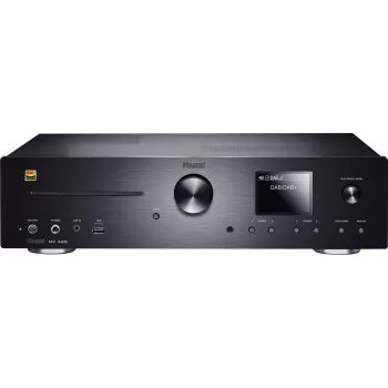 Stereo imtuvas Magnat MC 400 — 2.0 kanalų, 40 W vienam kanalui, CD grotuvas, Wi‑Fi, Bluetooth, DAB/FM, Ethernet (juodas)