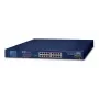 PLANET GSW-1820VHP - Tinklo jungiklis - 16 x 10/100/1000 + 2 x Gigabit SFP - montuojamas į stelažą - PoE+ (300 W) (GSW-1820VHP)